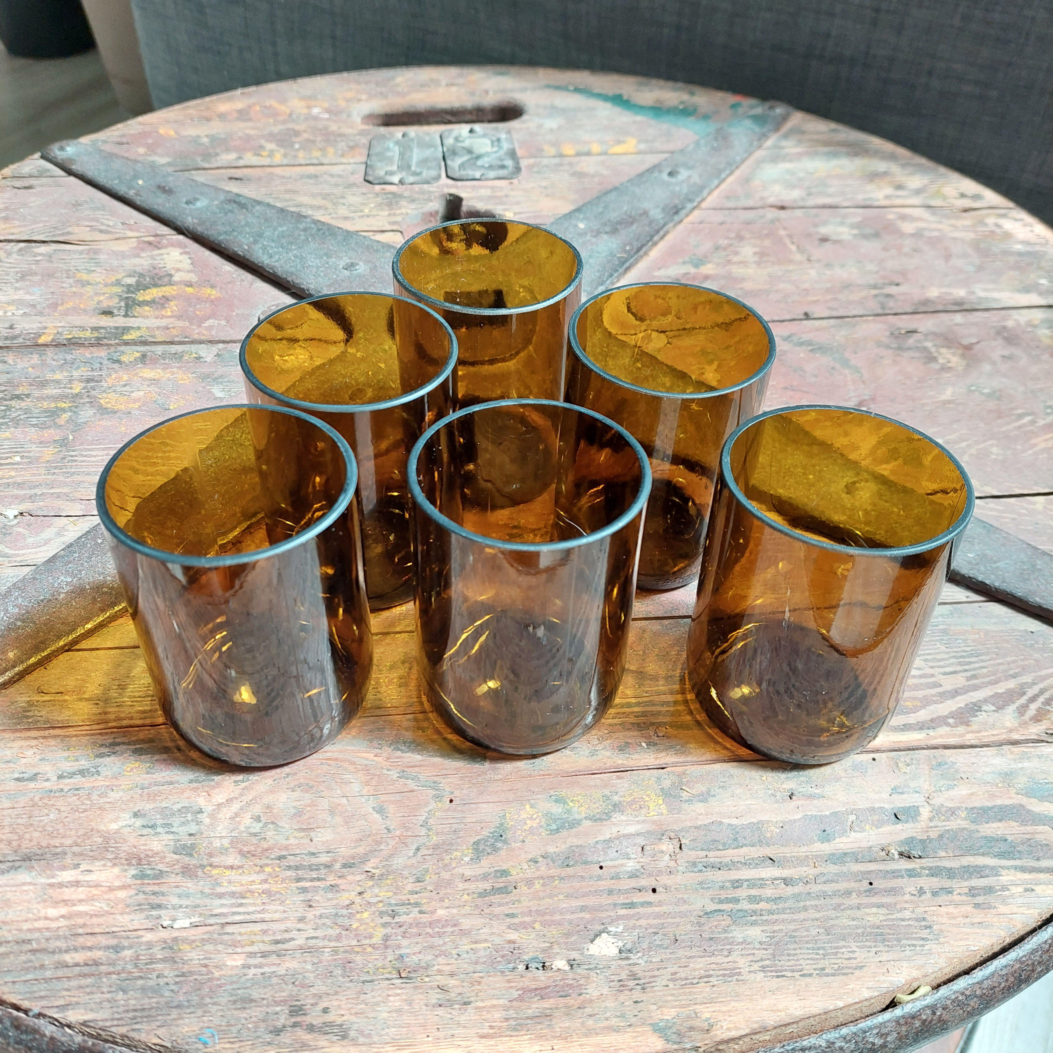 6 verres dans bouteilles Grimbergen 33cl