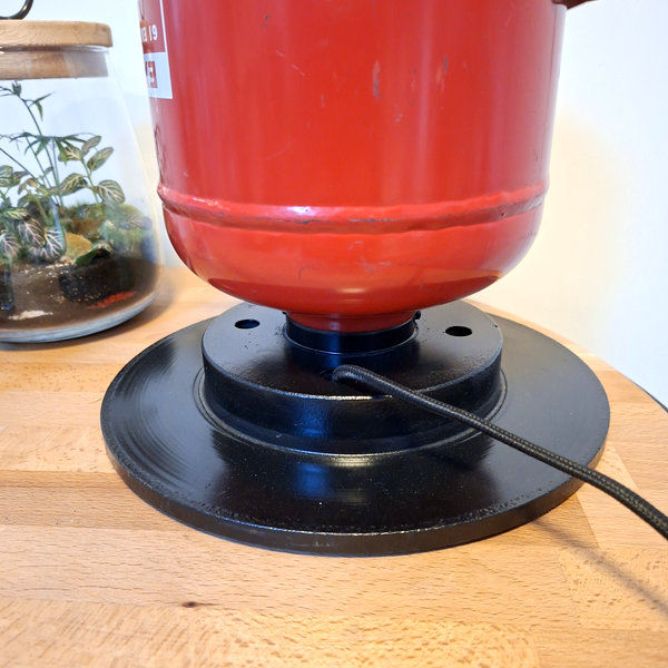 Miniature : Lampe demi extincteur sur disque de frein