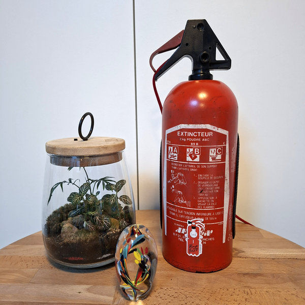 Miniature : Lampe extincteur 2kg int/ext rouge