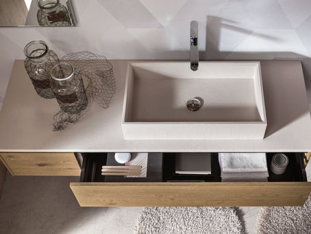 Ecomalta, un materiale ecologico per l’arredo bagno