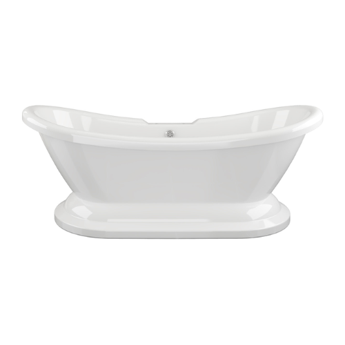 Pulteney Freestanding 2TH 1760x700x720mm Bath w/Base - White