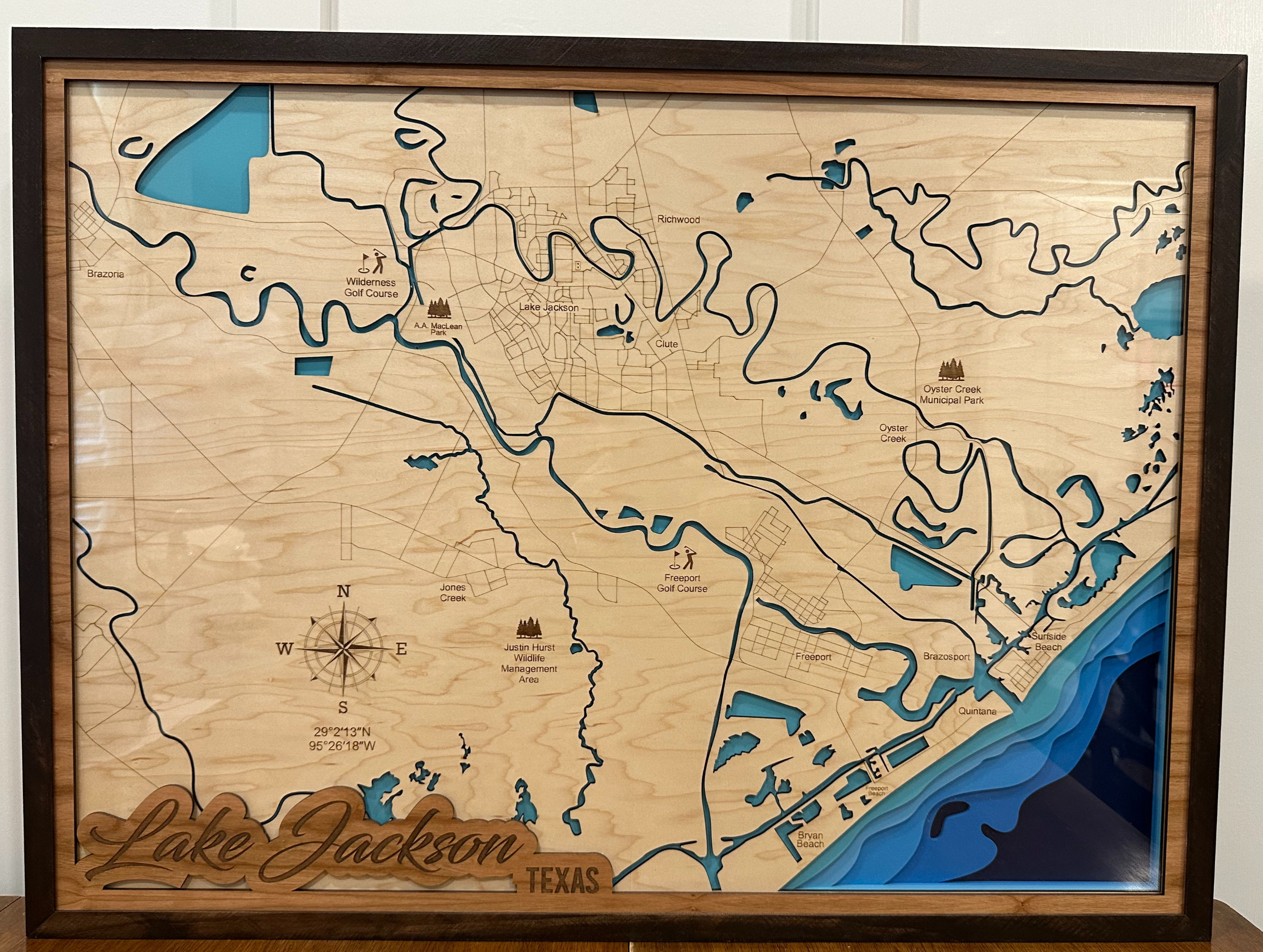 Lake Jackson Bathymetric Sign