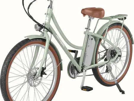 RETROSPEC® Beaumont Rev 2 City Electric Bike - Step Through: Expertly Crafted to Cruise Your City with Ease - Available with From The Box E-Bike Assembly Service 
