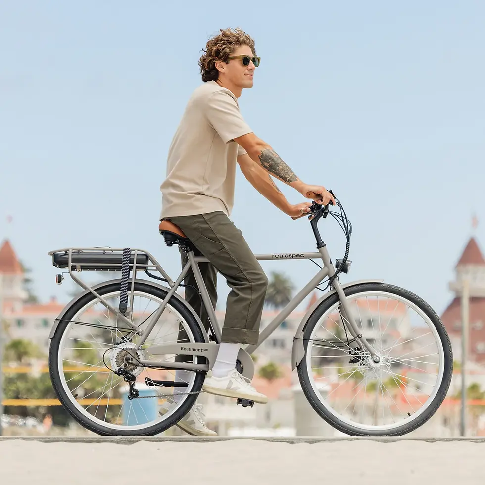 RETROSEPC® Beaumont Rev Electric City Bike is available at LA Electric Bike Company, a RETROSPEC® Authorized Dealer. Reach out to your trusted Los Angeles Electric Bike Company for RETROSPEC® E-Bikes, Bicycles and for ready-to-outdoor essentials. We are centrally located in Marina Del Rey. Near Culver City, West Los Angeles, Playa Del Rey, Playa Vista, UCLA Campus, Westwood, Venice, Venice Beach and Santa Monica.  CALL: 310-878-0965