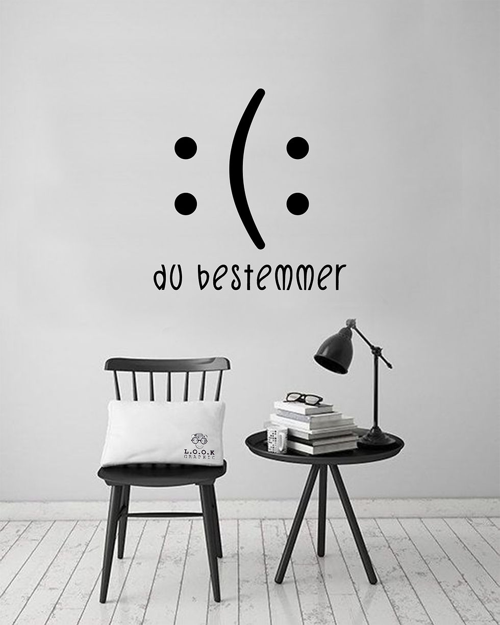"Du bestemmer" vægtekst