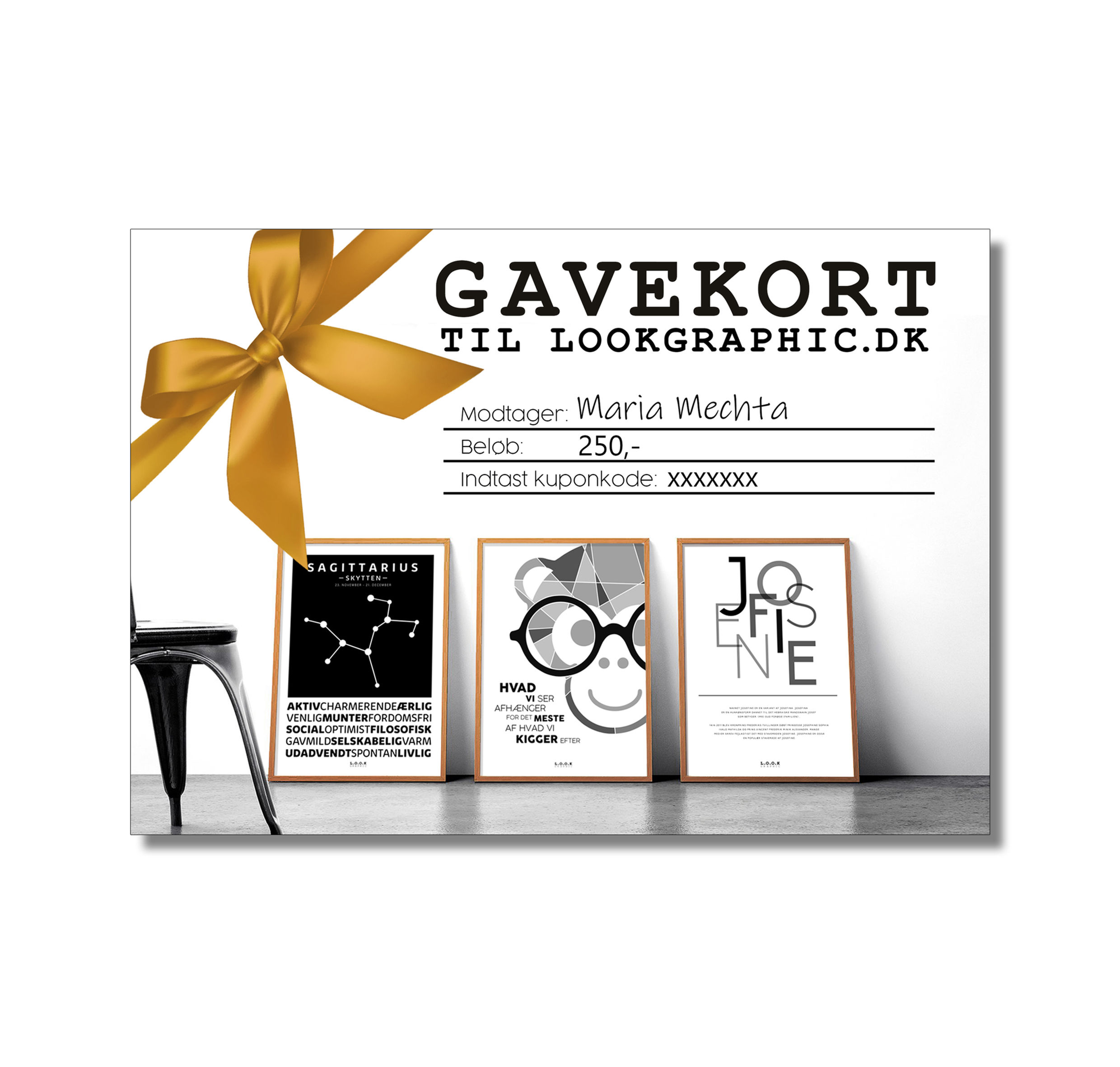 Gavekort 250,-