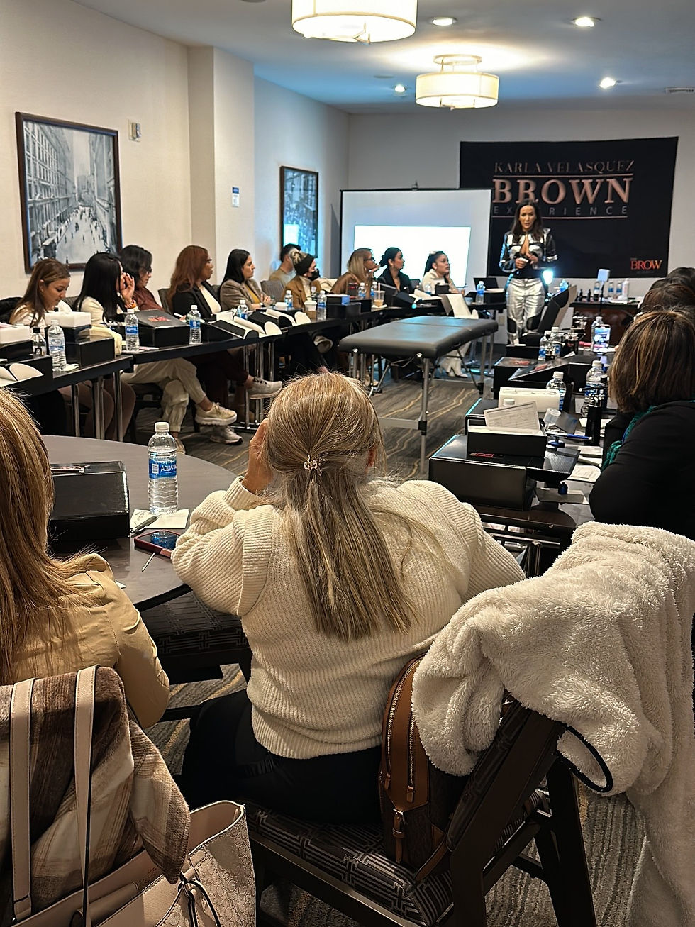 The Brown Experience beauty event and brow artist competition in Florida