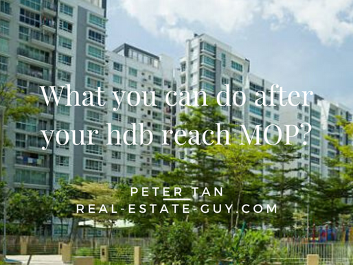 What excitig opportunities await you when your HDB flat reaches its Minimum Occupation Period (MOP)?