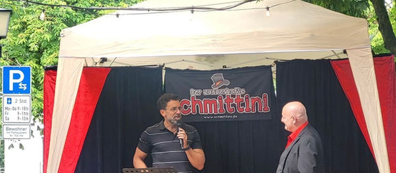 Wieder im Ulmer 🍻 Biergarten-Gottesdienst