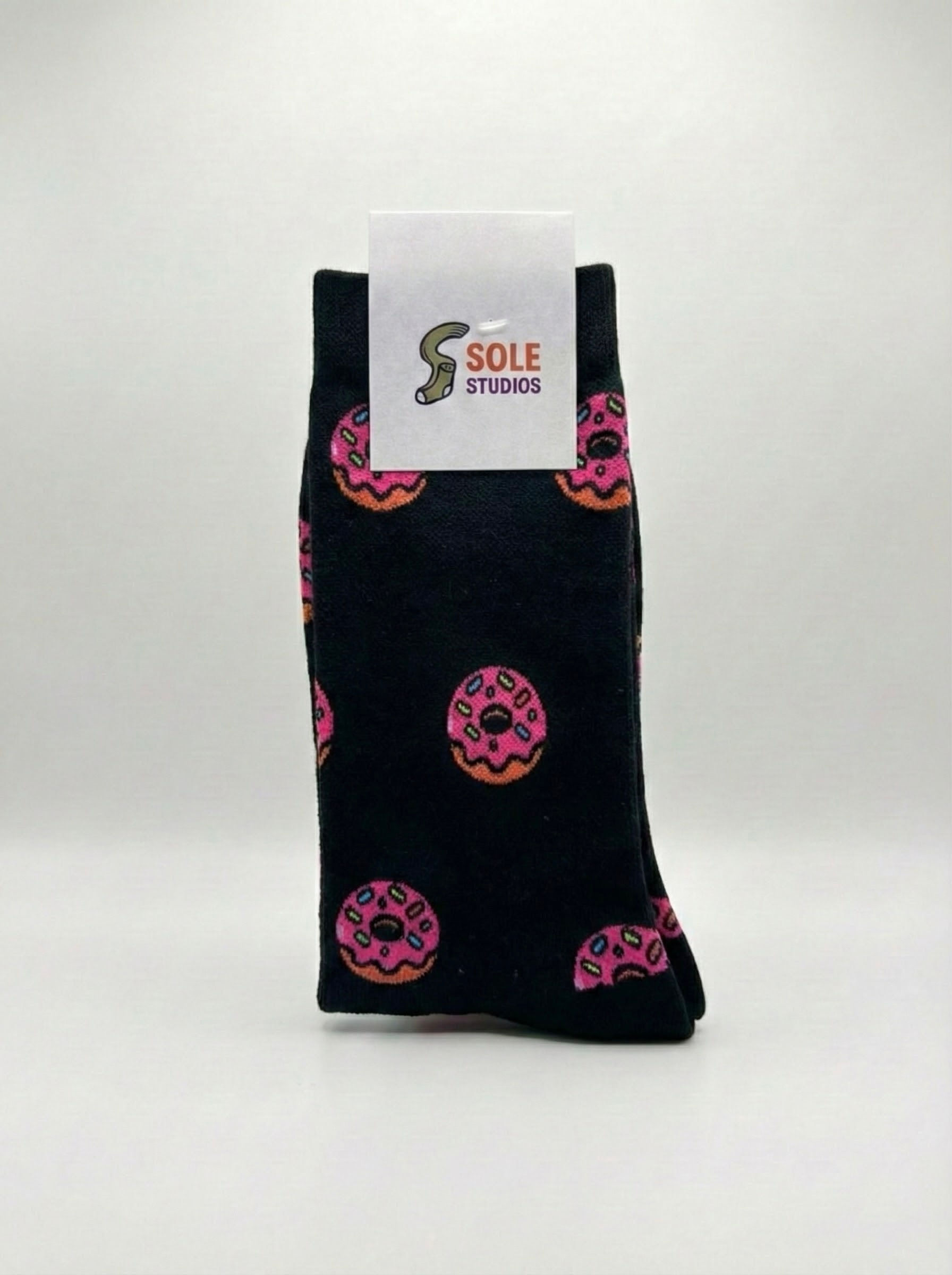Pink Donut Socks S003