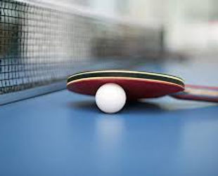 Table Tennis at Arnside Educational Institute. 