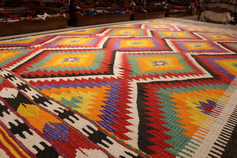 Thumbnail: El dokuma Vintage Kilim