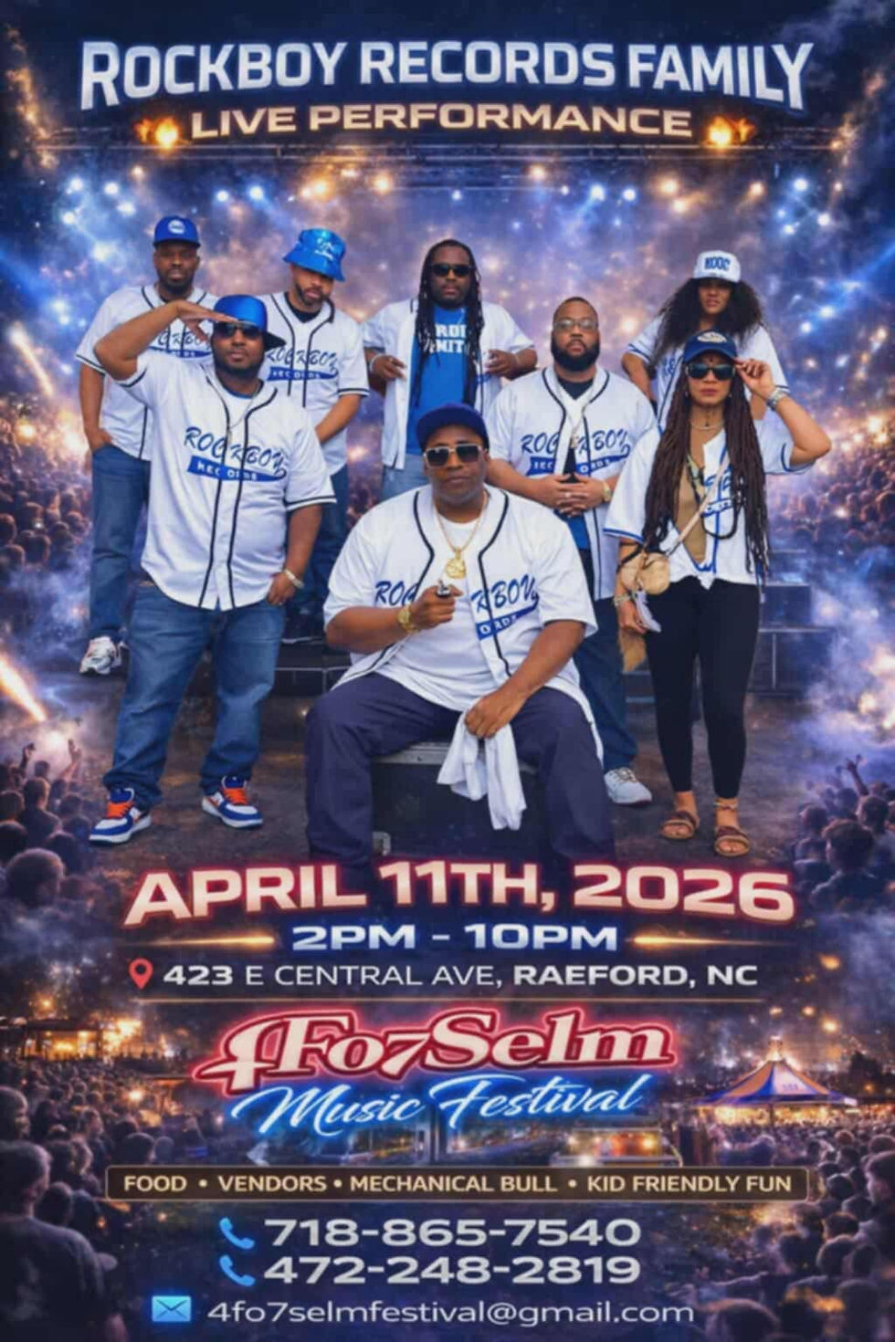 ROCKBOY RECORDS HITS THE STAGE: LIVE PERFORMANCE SET FOR 4FO7SELM MUSIC FESTIVAL