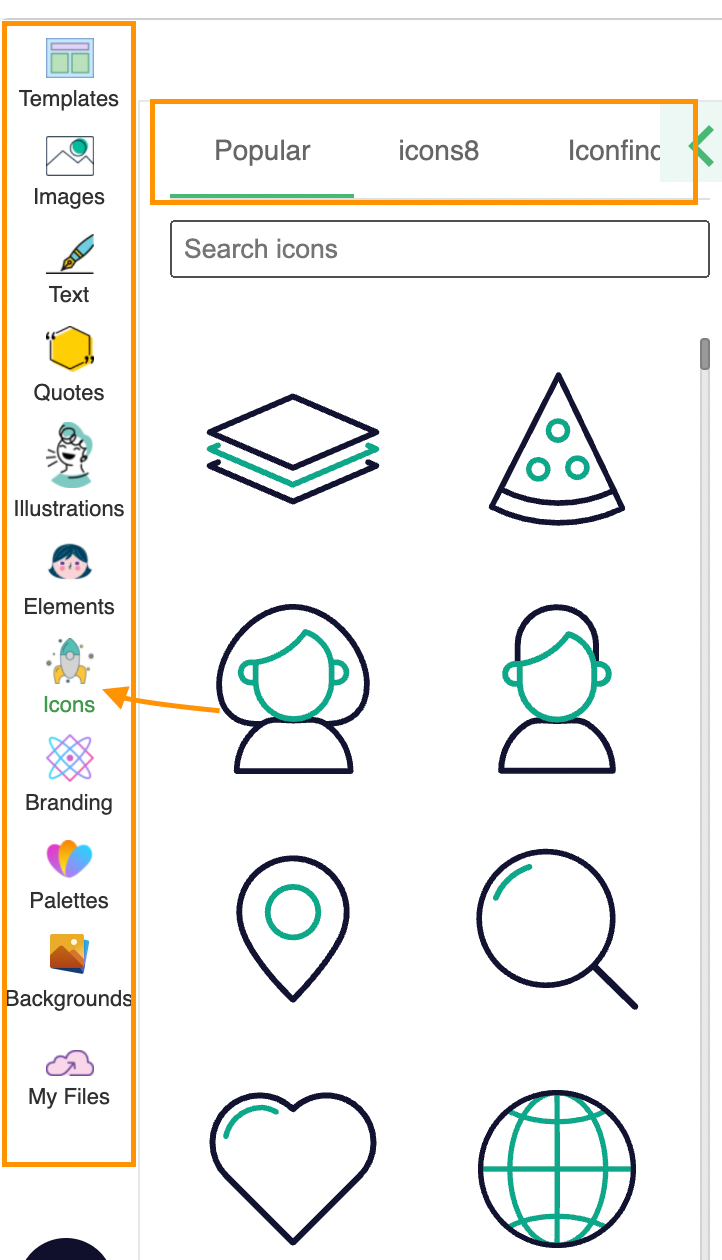 Snapied's huge collection of icons