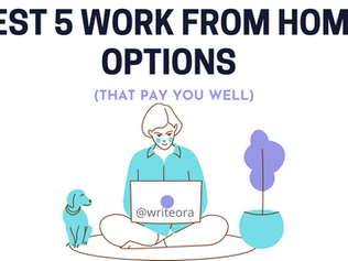 Best 5 Work From Home Options That Pay You Well