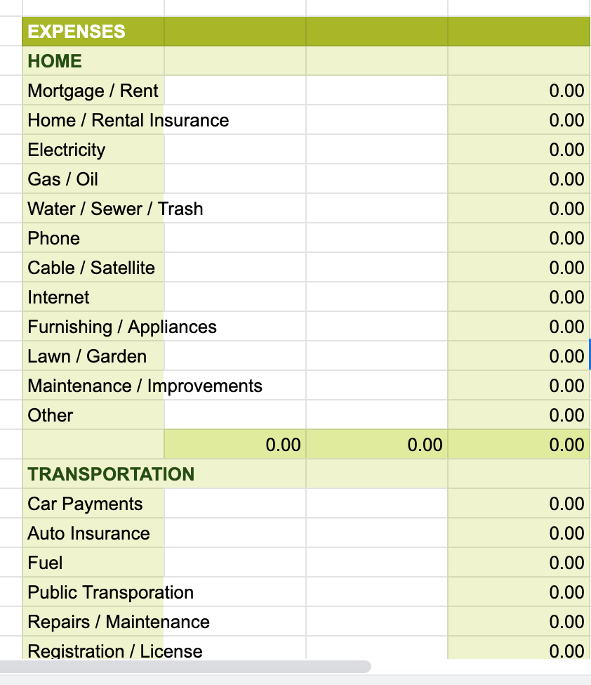 how to budget and save money