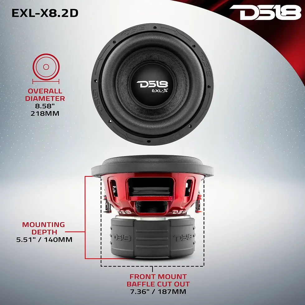 Thumbnail: EXL-X 8" Subwoofer 600 Watts Rms DVC