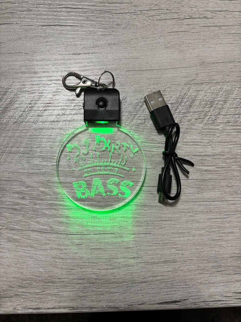 Thumbnail: DJ Dirty Bass OG Logo Keychain