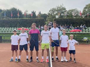 Showmatch Pirmin Hänle vs Martins Podzus im TC Bayer Dormagen