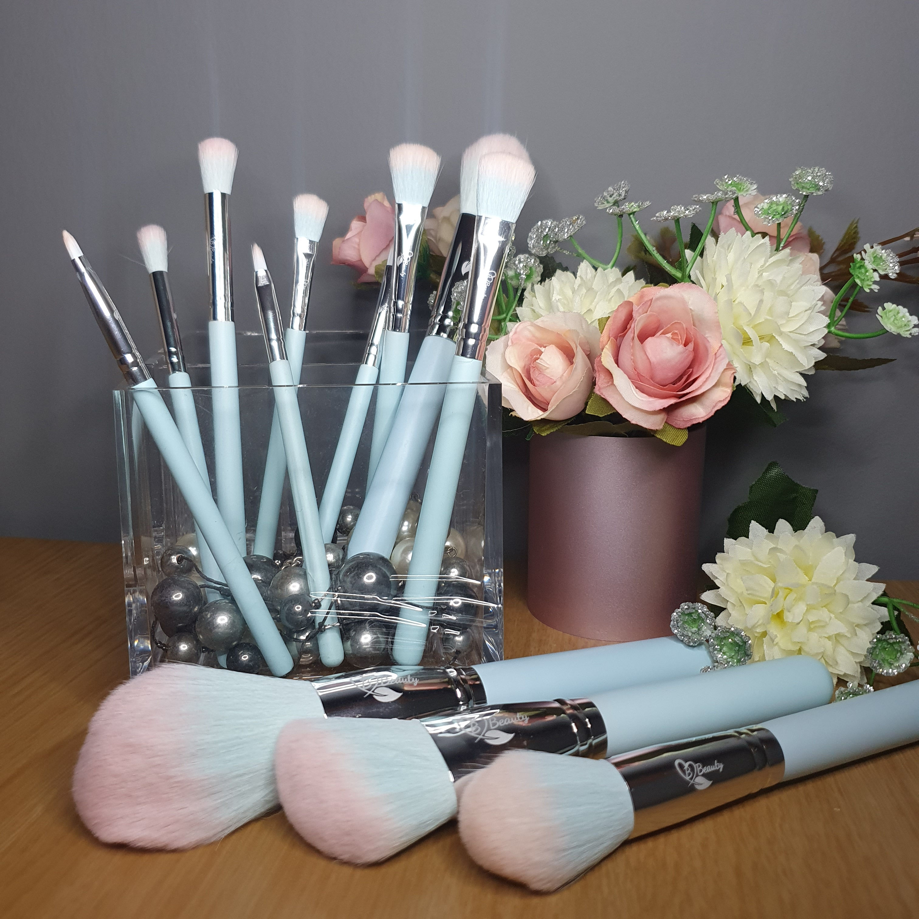 12 Piece Blue Brushes