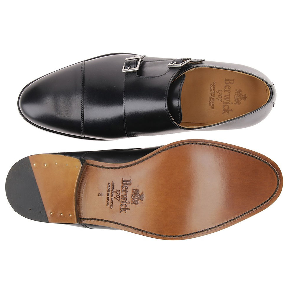Miniature : 3637-K1 BOX CALF NOIR BERWICK