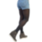 Dark Gray Opaque Tights for Women