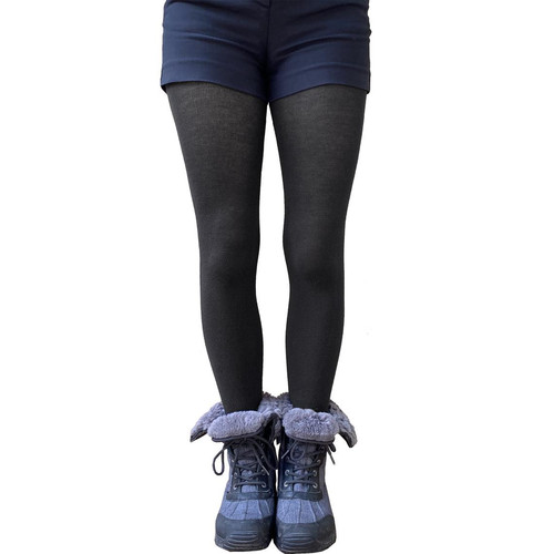 Black Winter tights for Women Malka Chic