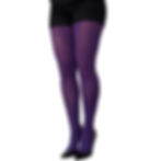 Dark Purple Opaque Pantyhose For Women Malka Chic