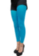 Turquoise Footless Tights Malka Chic From SM to XL-XXL