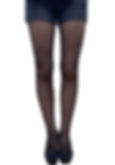Black Waves Patterned Fishnet Tights for Women Malka Chic