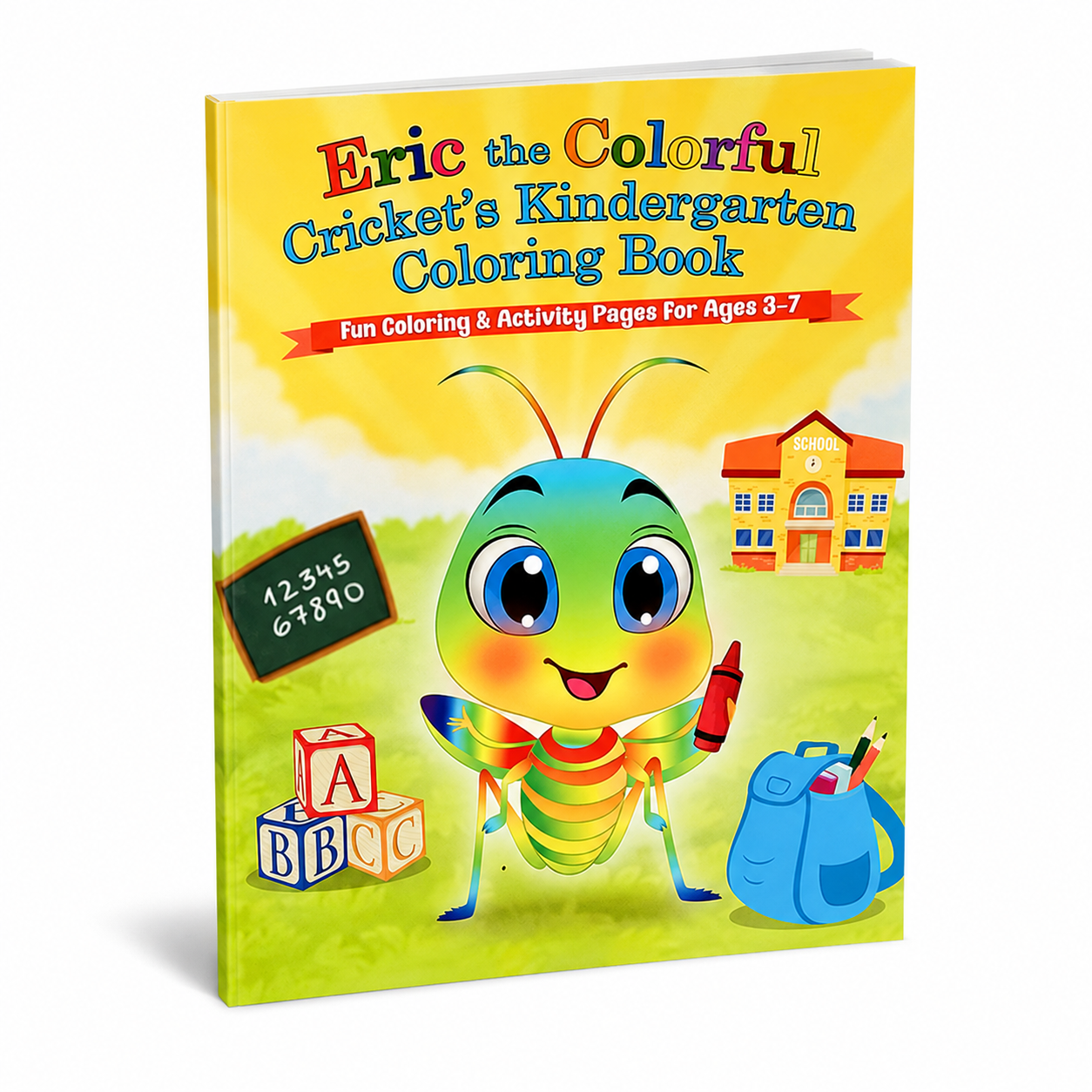 Eric the Colorful Cricket Coloring Book