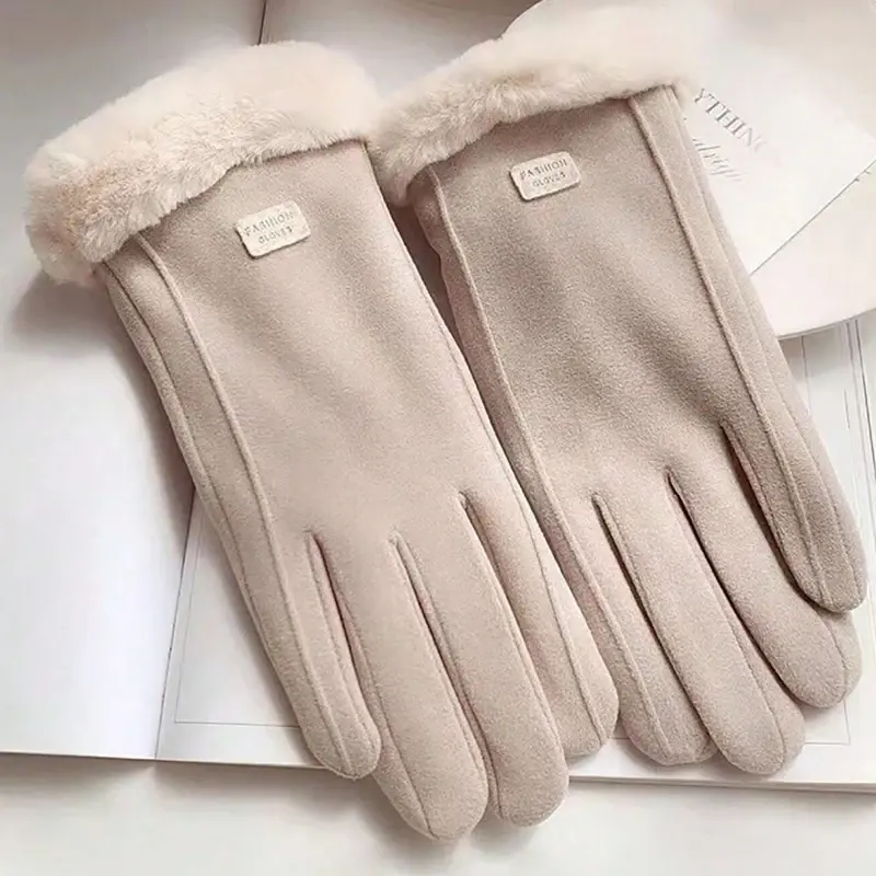 Thumbnail: Women's Gloves Warm Windproof Winter Gloves For Women Cold Resistant Touch Scree