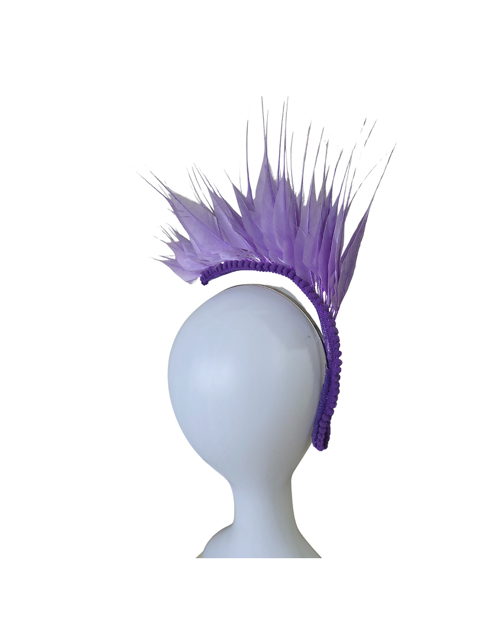 Thumbnail: Purple feather headband