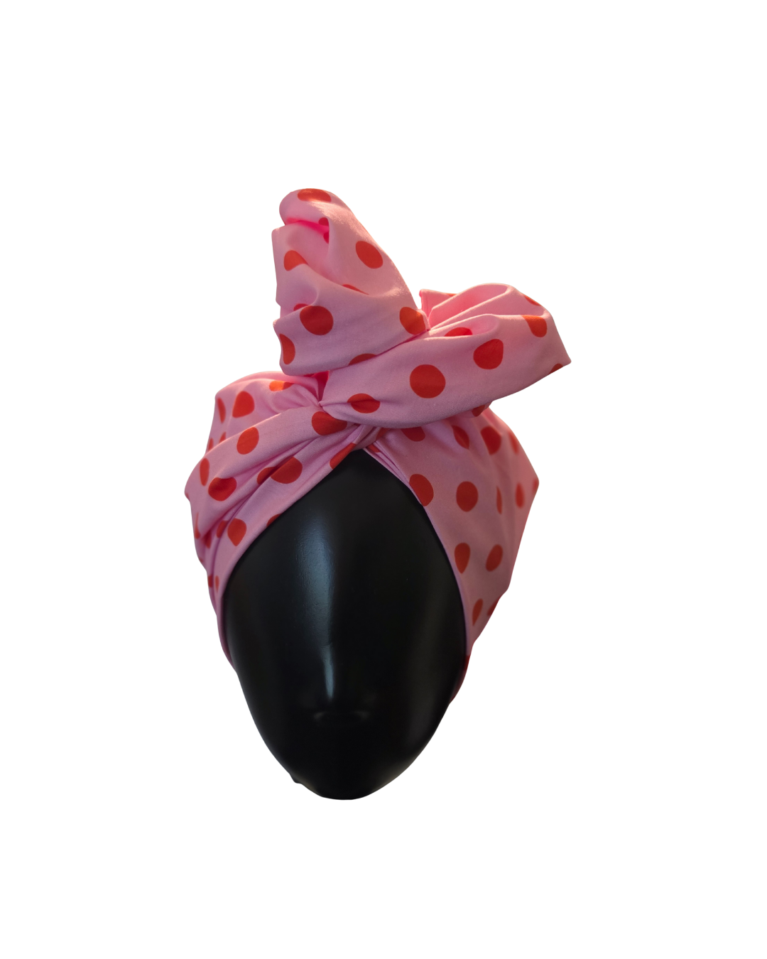 Pink with red spots