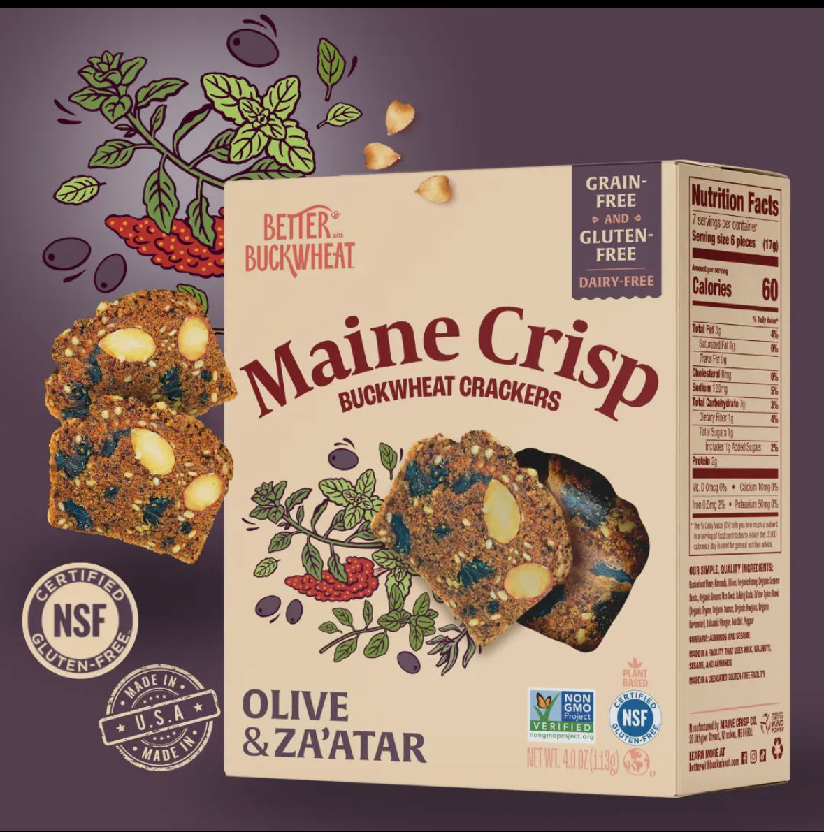 Maine Crisps  Olive Zaatar