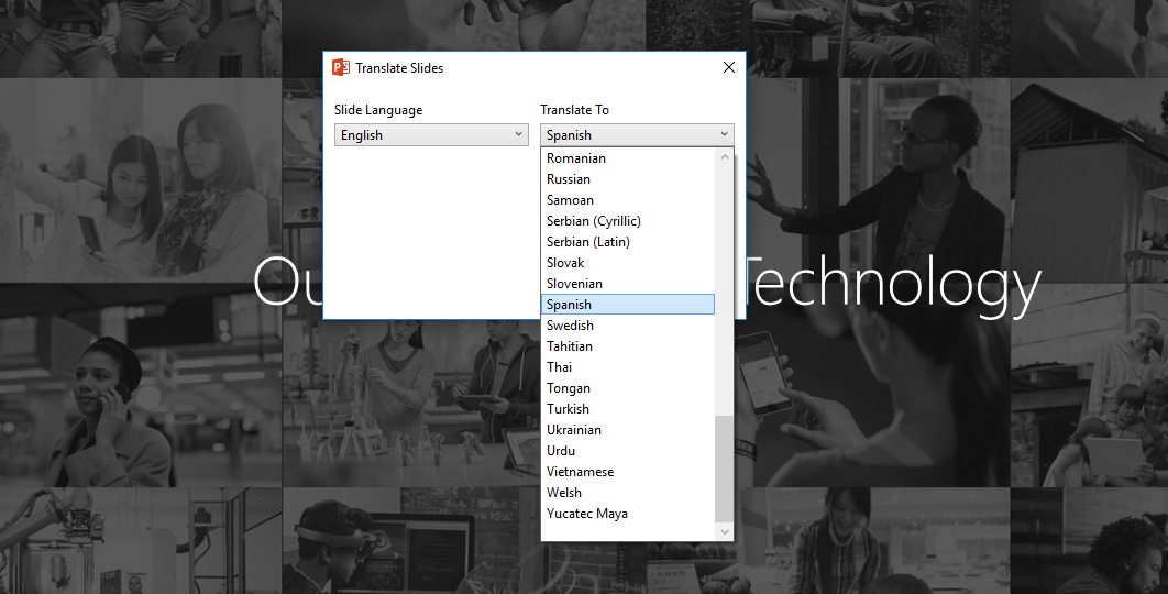 Powerpoint Presentation Translator Add On From Microsoft Powerpoint Presentation Translator Add On From Microsoft