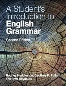 Cover of the book titled "A Student's Introduction to English Grammar"