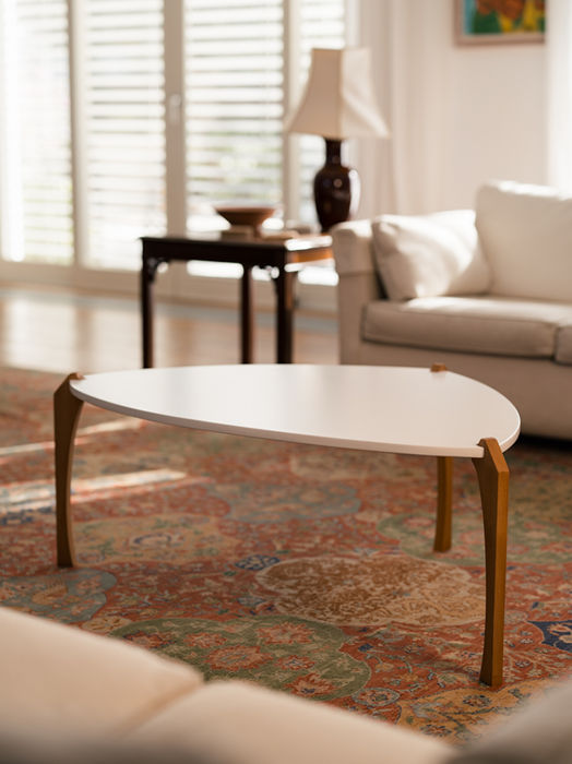 Thalis Nicolaou Studio based in Nicosia, Cyprus: contemporary handcrafted colorful furniture with functionality, aesthetics, and practicality. Unique playful interior side tables, product J.T.3.O.U. Just The 3 Of Us.