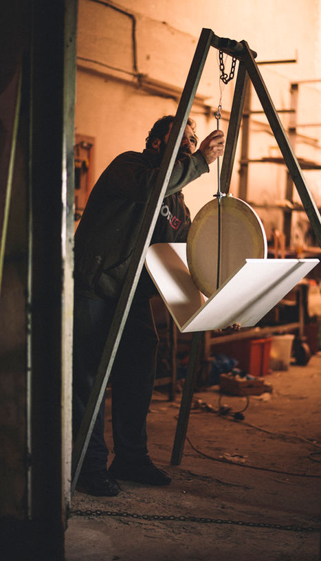 Thalis Nicolaou Studio based in Nicosia, Cyprus: contemporary handcrafted colorful furniture with functionality, aesthetics, and practicality. Projects ASTP 0.2 Exhibition of new works, Product Presentation - Elephan-T & WoodWorm.
