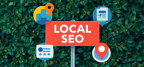 Add Local SEO sign. Add 3 Local SEO tools. The background should be green.jpg