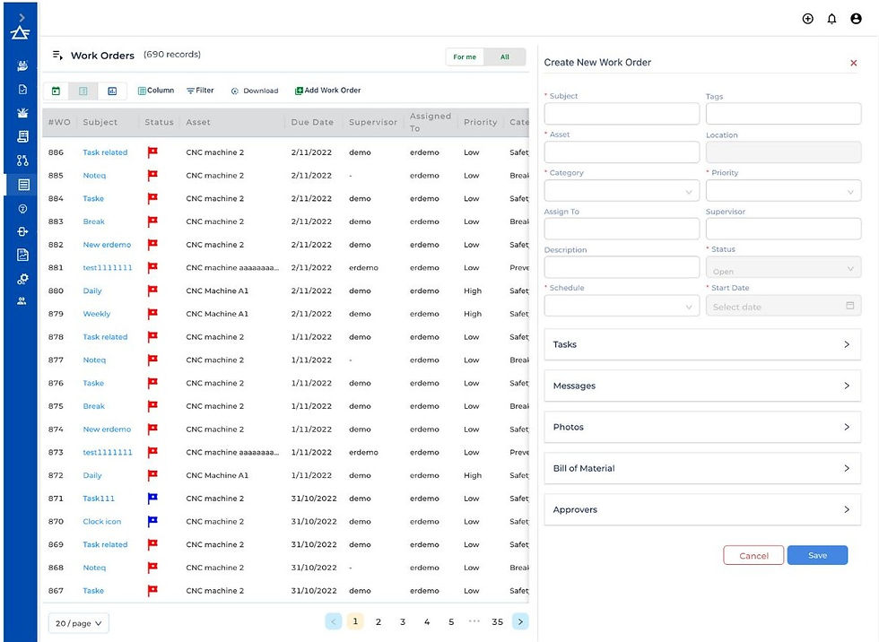 How To Create Preventive Maintenance Work Orders In Prism CMMS 