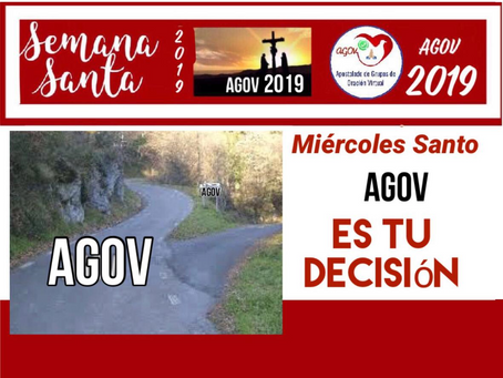 RETO DE CUARESMA (MIERCOLES SANTO)