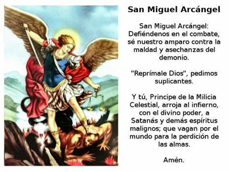 San Miguel Arcángel oración