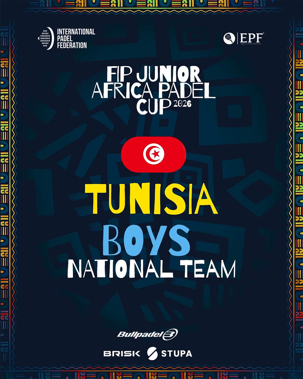 La Tunisie entre dans l’histoire du FIP Junior Africa Padel Cup 2026