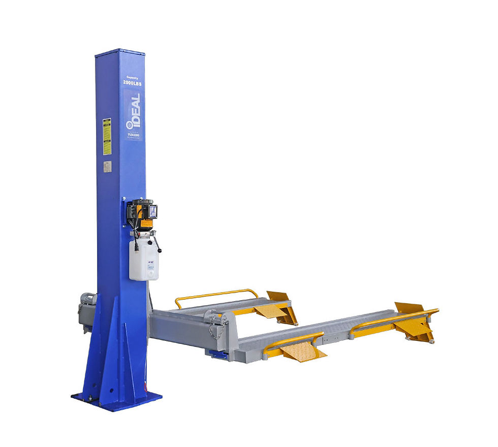 Thumbnail: iDeal Single Column UTV & Mower Lift – 2,000 lb, Storage & Service