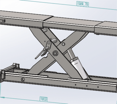 Thumbnail: Katool KT-RJ50 Rolling Jack for Four-Post Lifts – 5,000 lb Capacity