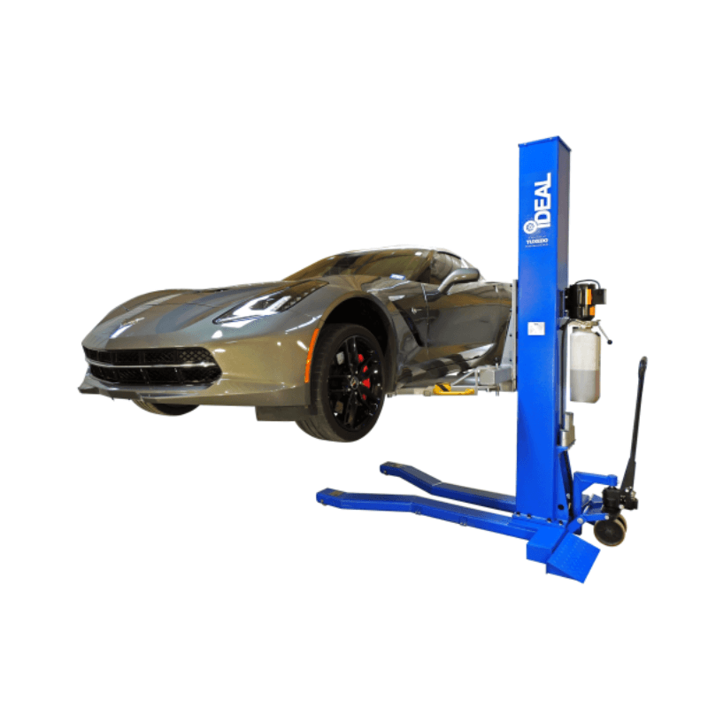 Thumbnail: iDeal MSC-6KLP Mobile Single Column Lift – 6,000 lb Capacity