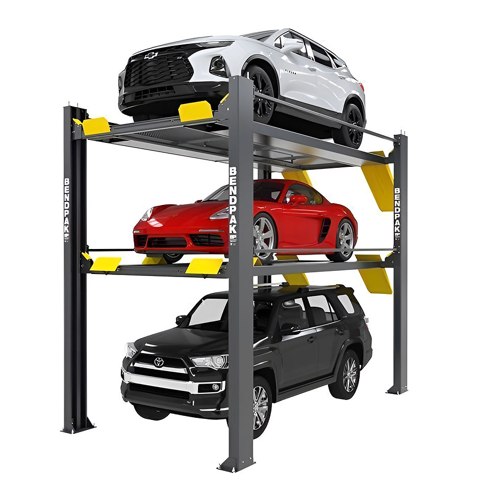 BendPak HD-973PX Tri-Level Four-Post Parking Lift – 9,000 lb