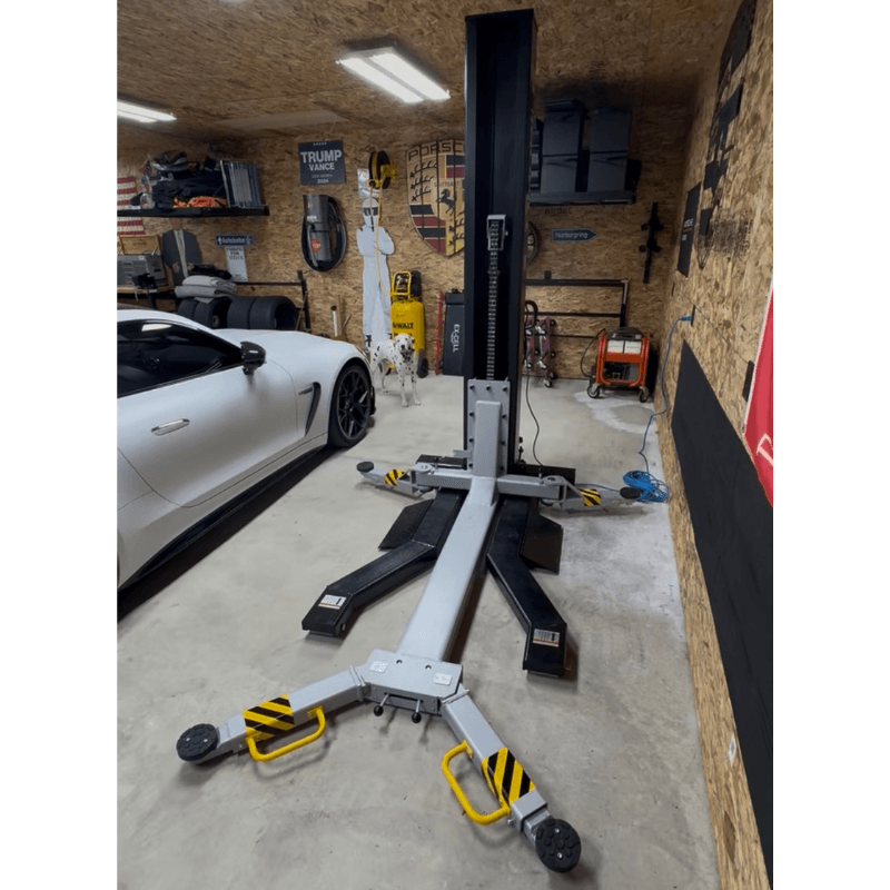 Thumbnail: iDeal MSC-6KLP Mobile Single Column Lift – 6,000 lb Capacity