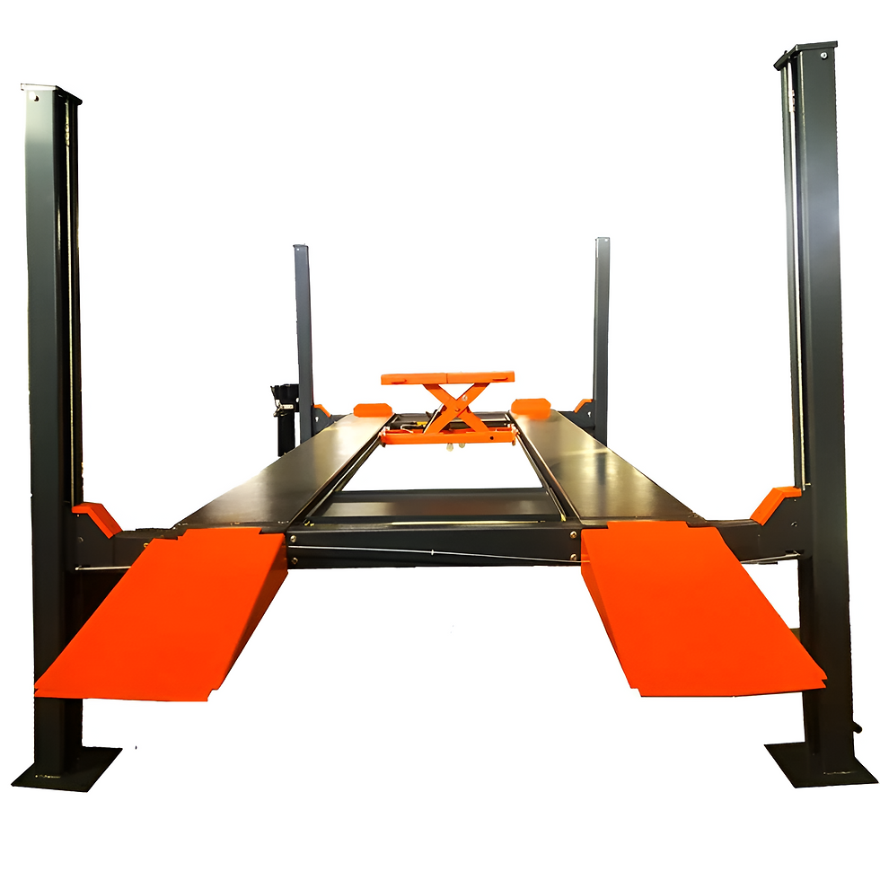 11,000 lb Four-Post Parking & Storage Lift – CE Certified, Heavy Duty